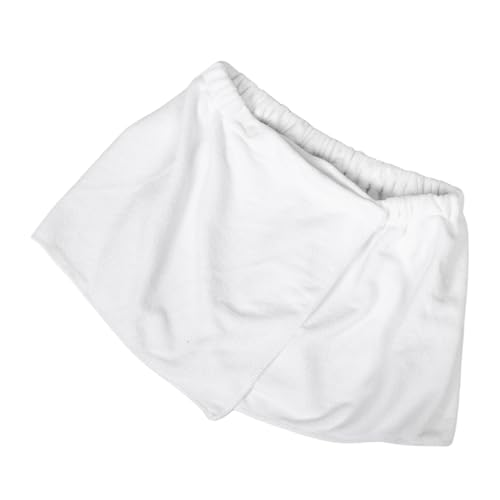 KONTONTY Herren Badewickel Handtuch Shorts für Spa Verstellbar Hohe Wasseraufnahme Stylisches Design Weiß Zuhause Strand und Freizeit von KONTONTY