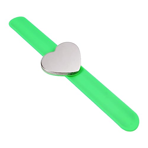 KONTONTY Herzförmiges Silikon Magnetarmband mit Starkem Magnetismus Verstellbares Handgelenksband für Sommerliche Events und Praktische Nutzung bei Friseuren Langlebig und Dekorativ von KONTONTY