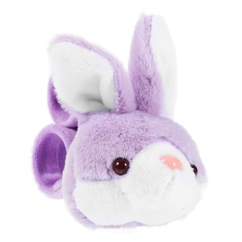 KONTONTY Kuscheltier Hase Slap Armband Plüsch Tierarmband für Kindergeburtstag Süßes Komfortabel und Leicht für Partys und Mitgebsel von KONTONTY