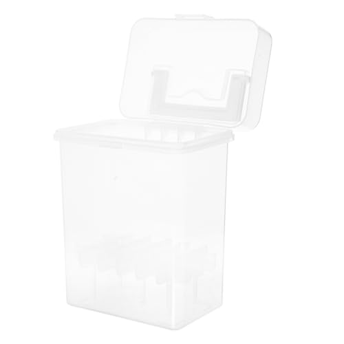 KONTONTY Mäppchen Markerspeicher Markierstift-Organizer-Etui Markerfälle Organizer für Bleistiftschubladen Buntstifte mit Etui übersichtlicher Plattenspieler-Organizer Plastik Transparent von KONTONTY