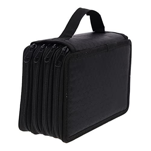 KONTONTY Tragbares Federmäppchen Kunst-bleistifthalter 72 Fächer Oxford-Stoff von KONTONTY