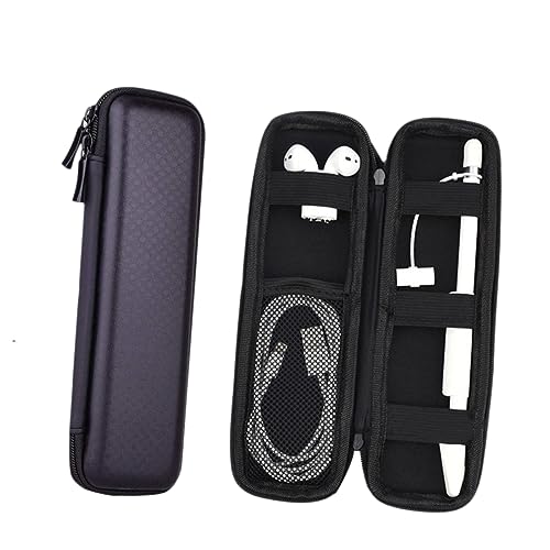 KONTONTY Handschriftliches Stiftetui USB-etui Mit Reißverschluss Kopfhöreretui Aus Pu-Stoff Und Kunststoff Leicht Und Tragbar von KONTONTY