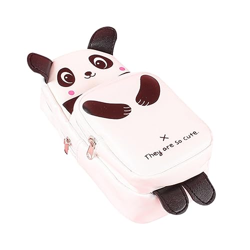 KONTONTY Federmäppchen Mit Tier-Design Stiftetasche Aus Bleistiftbox Für Schüler Praktischer Schreibwaren-Organizer Mit Reißverschluss Waschbar Und Langlebig von KONTONTY