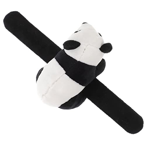 KONTONTY Plüsch Panda Slap Armband Kuscheliges Tiermotiv Klapparmband Kinderparty Einfache Handhabung Sicher und Bequem von KONTONTY
