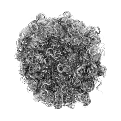 KONTONTY Realistischer Old Man Wig Leichter Atmungsaktiver Cosplay Party Perücke Pflegeleichtes Grandpa Kostümzubehör für Halloween Karneval Bühnenauftritte Unisex Spiel von KONTONTY