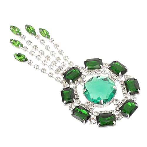 KONTONTY Rhinestone Brosche mit Quasten für Frauen Anstecknadel für Kleidung Taschen und Rucksäcke Langlebig und Farbecht für Festivals und Besondere Anlässe von KONTONTY