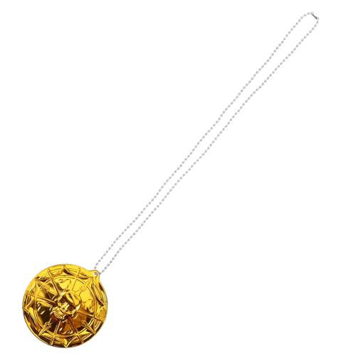 KONTONTY Piraten-themen Halskette Für Herren Vintage Schmuck Aus Leichtem Skull Anhänger Für Karneval Mottopartys Robuste Hautfreundliche Materialien Für Kreative Outfits von KONTONTY