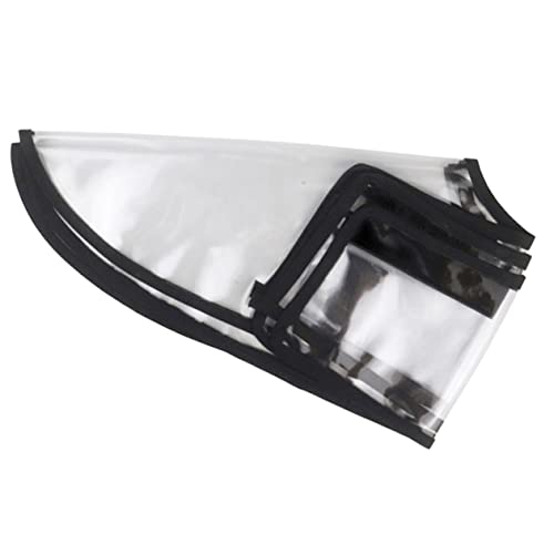 KONTONTY wasserdichte rutschfeste Überschuhe aus Strapazierfähigem Material Transparent Wiederverwendbar Leicht an Auszuziehen für Erwachsene bei Regen und Outdoor aktivitäten Kleine von KONTONTY