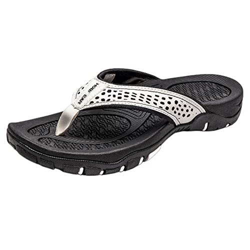 KOOBS Flip-Flops Flip Flops Herren -Hausschuhe Sommer -Plus -Größe Außerhalb Von Herren Sandalen-B-6,48 von KOOBS