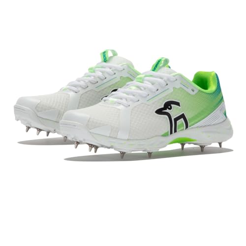 Kookaburra Unisex Kc 2.0 Spike Cricketschuh, White Lime von KOOKABURRA