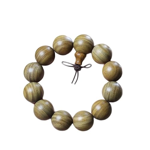 KOOLASA 20mm Holzperlenarmbänder für Männer Tibetisch-buddhistische Meditation Mala Gebet 12 Perlen elastische Armbänder für Männer von KOOLASA