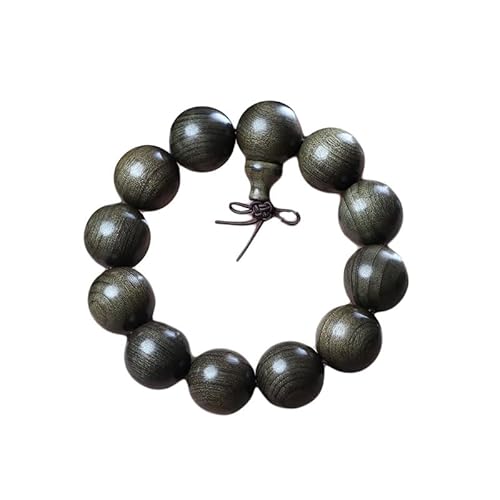 KOOLASA 20mm Holzperlenarmbänder für Männer Tibetisch-buddhistische Meditation Mala Gebet 12 Perlen elastische Armbänder für Männer von KOOLASA