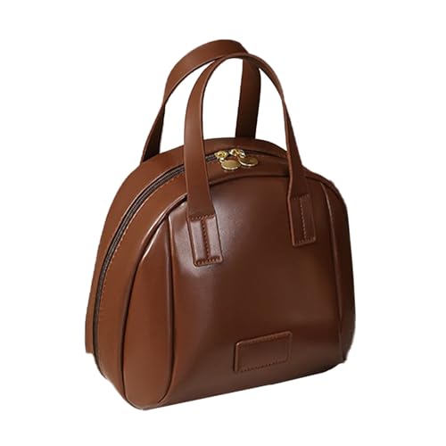 PU Cosmetic Bags, Water-Resistant Shell-Shaped Travel Makeup Bag Toiletry Wash Bag for Women (Brown) von KOOMAL