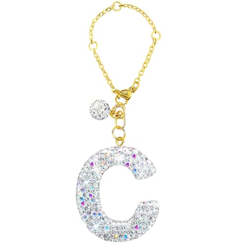 KOOUMOS Glitzernder Buchstaben-Charm-Zubehör mit Griff, glitzernde Initiale Wasserflaschenkette, Namens-ID für Stanley-Cup-Zubehör für Mädchen und Frauen, 1 Stück KOOUMOS Glitzernder Buchstaben-Charm-Zubehör mit Griff, glitzernde Initiale Wasserflaschenkette, Namens-ID für Stanley-Cup-Zubehör für Mädchen und Frauen, 1 Stück von KOOUMOS