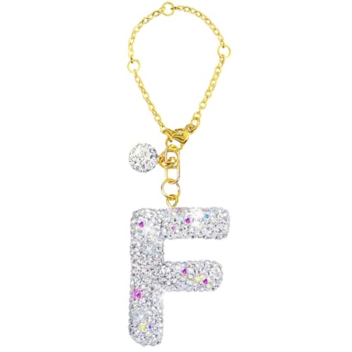 KOOUMOS Glitzernder Buchstaben-Charm-Zubehör mit Griff, glitzernde Initiale Wasserflaschenkette, Namens-ID für Stanley-Cup-Zubehör für Mädchen und Frauen, 1 Stück KOOUMOS Glitzernder Buchstaben-Charm-Zubehör mit Griff, glitzernde Initiale Wasserflaschenkette, Namens-ID für Stanley-Cup-Zubehör für Mädchen und Frauen, 1 Stück von KOOUMOS