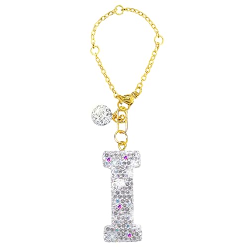 KOOUMOS Glitzernder Buchstaben-Charm-Zubehör mit Griff, glitzernde Initiale Wasserflaschenkette, Namens-ID für Stanley-Cup-Zubehör für Mädchen und Frauen, 1 Stück KOOUMOS Glitzernder Buchstaben-Charm-Zubehör mit Griff, glitzernde Initiale Wasserflaschenkette, Namens-ID für Stanley-Cup-Zubehör für Mädchen und Frauen, 1 Stück von KOOUMOS