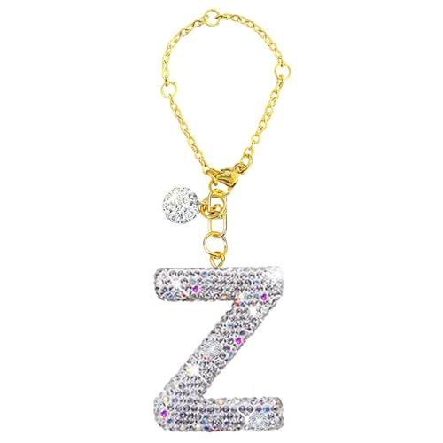 KOOUMOS Glitzernder Buchstaben-Charm-Zubehör mit Griff, glitzernde Initiale Wasserflaschenkette, Namens-ID für Stanley-Cup-Zubehör für Mädchen und Frauen, 1 Stück KOOUMOS Glitzernder Buchstaben-Charm-Zubehör mit Griff, glitzernde Initiale Wasserflaschenkette, Namens-ID für Stanley-Cup-Zubehör für Mädchen und Frauen, 1 Stück von KOOUMOS
