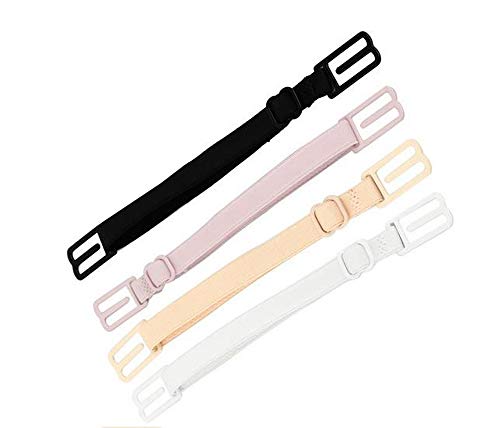 KOOYOL 4Pcs Damen BH TräGer -Anti-Rutsch-Elastische BH Bügel-Halter von KOOYOL