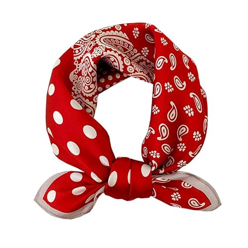 KOOYOL Seidentuch Halstücher Damen Halstuch Schal Seide Damenschal Seidenschal von KOOYOL