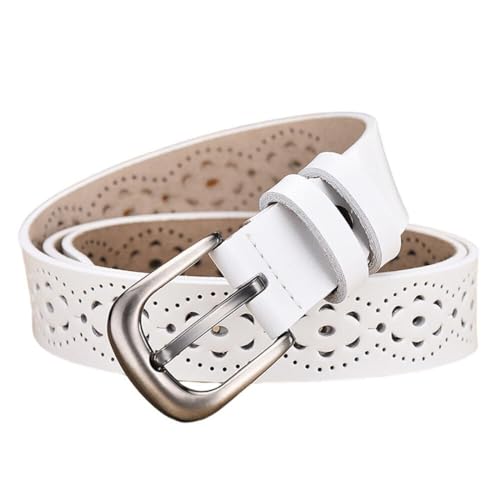 KOQAIIZ Damen gürtel, Damen Skinny PU Ledergürtel Klassisch, Mode Hohle Blume Design Damengürtel mit Legierung Schnalle für Kleider Jeans Hosen Mantel KOQAIIZ Damen gürtel, Damen Skinny PU Ledergürtel Klassisch, Mode Hohle Blume Design Damengürtel mit Legierung Schnalle für Kleider Jeans Hosen Mantel von KOQAIIZ