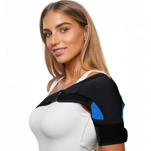 KOQAIIZ Schulterbandage für Frauen, Schulterbandage Neopren Schulter Unterstützung Bandage Verstellbare Schulter Unterstützung Bandage Schulterstütze Arthritische von KOQAIIZ