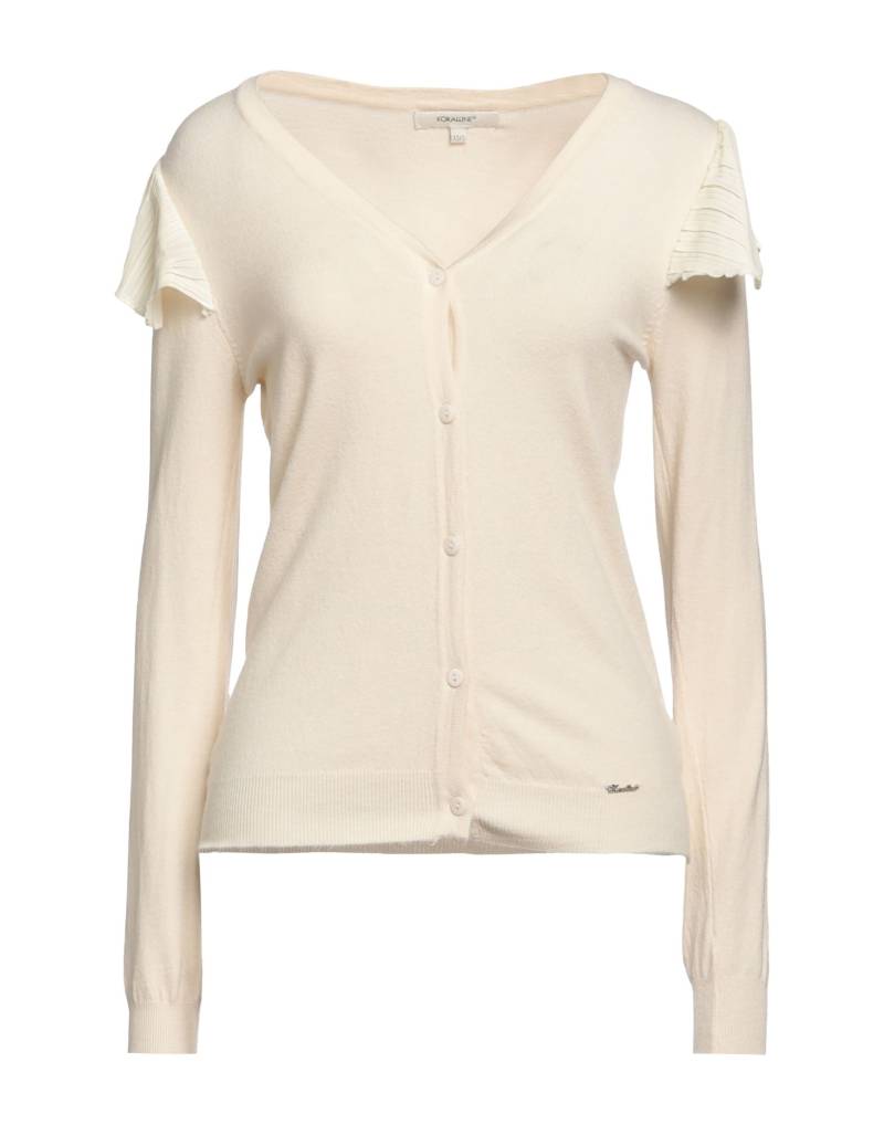 KORALLINE Strickjacke Damen Cremeweiß von KORALLINE