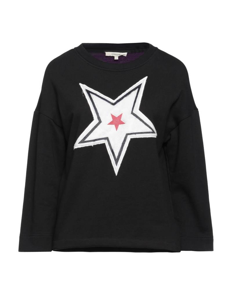 KORALLINE Sweatshirt Damen Schwarz von KORALLINE