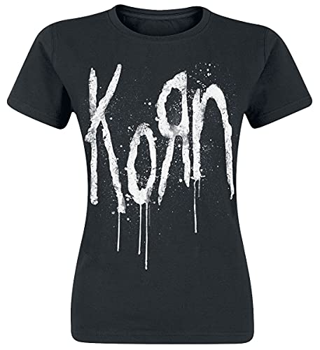 KORN Still A Freak Frauen T-Shirt schwarz L 100% Baumwolle Band-Merch, Bands von KORN