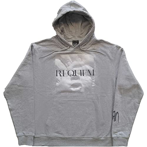 Korn Kapuzenpullover Requiem Band Logo Nue offiziell Herren Grau Pullover XXL von KORN