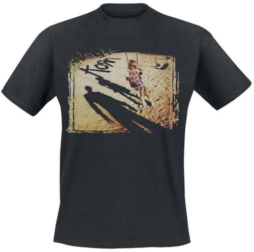 Korn Swing Set Cover Männer T-Shirt schwarz XL 100% Baumwolle Band-Merch, Bands von KORN