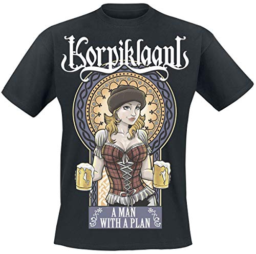 Korpiklaani A Man with A Plan T-Shirt schwarz XXL von KORPIKLAANI