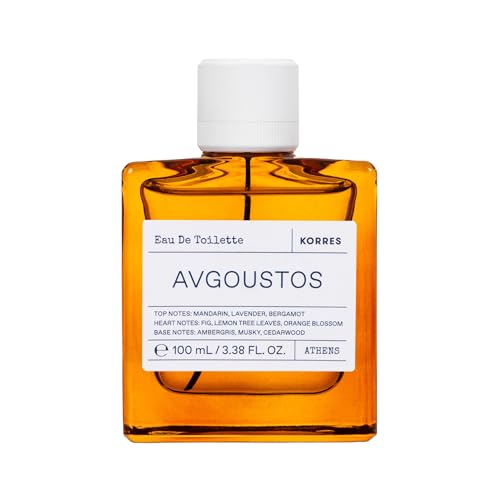 KORRES AVGOUSTOS Eau de Toilette für Damen und Herren, unisex Duft, fruchtig-zitrischer Sommerduft, vegan, 100 ml von KORRES