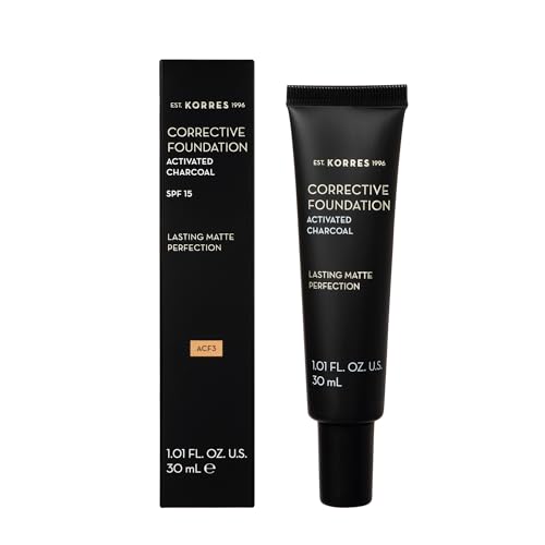 KORRES Carbon Concealer Foundation SPF15 Teint 3, 30 ml von KORRES