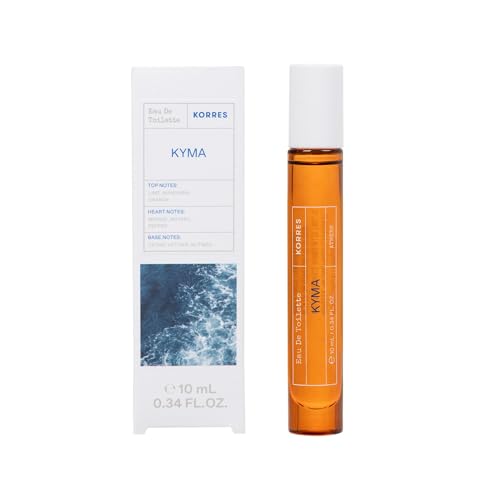 KORRES KYMA Eau de Toilette für Herren in praktischer Deluxe Reisegröße, frischer & belebender Herrenduft, dermatologisch getestet & vegan, 10 ml von KORRES