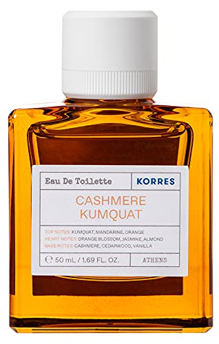 KORRES CASHMERE KUMQUAT Eau de Toilette für Damen, orientalisch, floraler Damenduft mit Orangenblüten & Kaschmir Duft, vegan, 50ml von KORRES