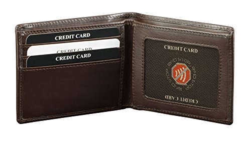 KORUMA RFID Schutz - Herren Leder Kartenetui - Portemonnaie Brieftasche Wallet - Braun - TAP&GO Eigenschaft (KUK-93SNBBR) von KORUMA