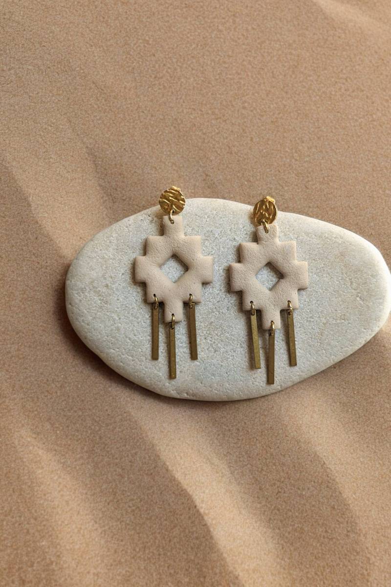 Inkakreuz, Chacana, Andenkreuz. Boho-Ohrringe Inkakreuz, Chacana, Andenkreuz. Boho-Ohrringe von KORZEAAM