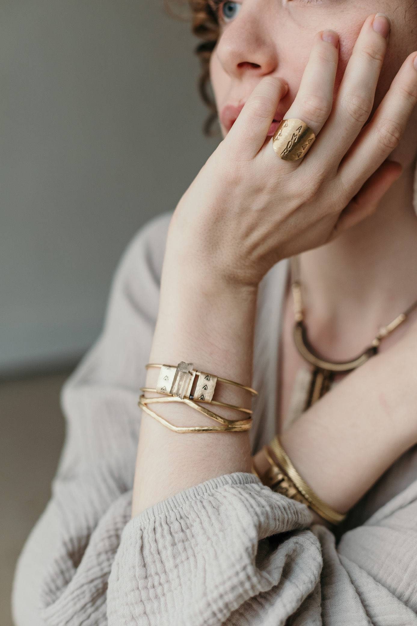Messingarmband, Boho, Handwerklich Messingarmband, Boho, Handwerklich von KORZEAAM