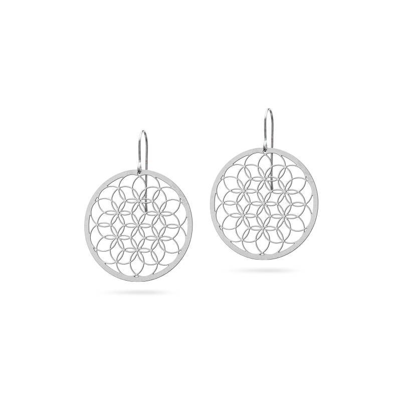 Blume Des Lebens | Edelstahl Ohrringe Yoga Schmuck Geschenk Für Die Freundin Blume Des Lebens | Edelstahl Ohrringe Yoga Schmuck Geschenk Für Die Freundin von KOSAE