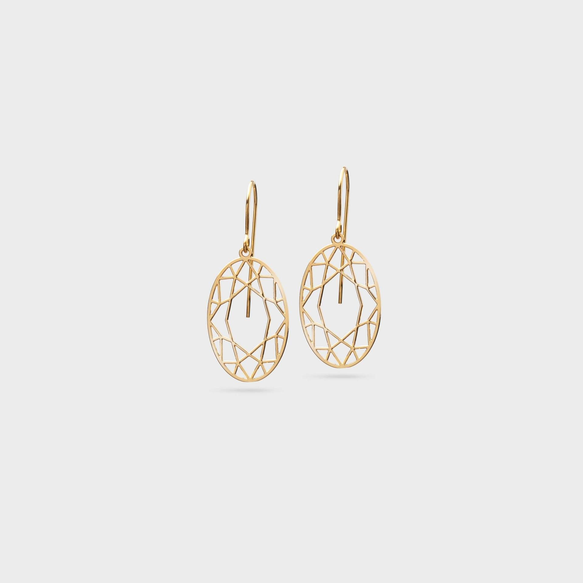 Goldene Ohrringe Oval | Zarte Vergoldeter Schmuck Designer Geschenk Freundin || Delicate Earrings Gold Goldene Ohrringe Oval | Zarte Vergoldeter Schmuck Designer Geschenk Freundin || Delicate Earrings Gold von KOSAE