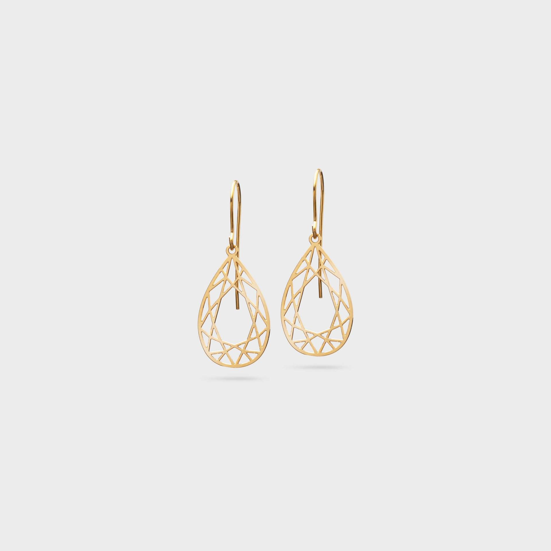 Goldene Tropfen Ohrringe | Vergoldete Zarte Leichte Geschenk Freundin Goldene Tropfen Ohrringe | Vergoldete Zarte Leichte Geschenk Freundin von KOSAE
