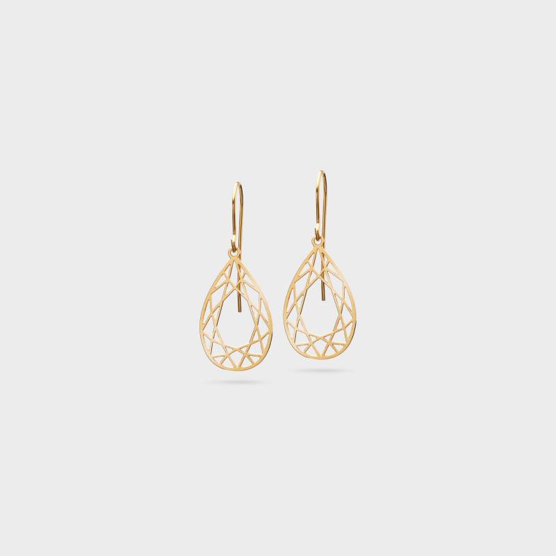 Goldene Tropfen Ohrringe | Vergoldete Zarte Leichte Geschenk Freundin von KOSAE