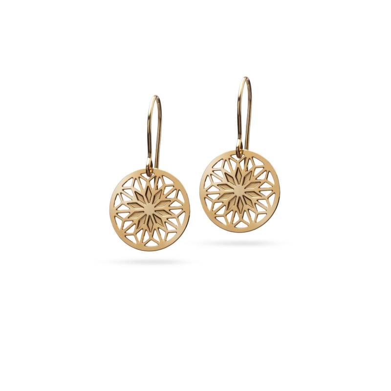 Kleine Mandala Ohrringe Gold | Vergoldet Ornament Design Schmuck Set Dainty Earrings Leichte Kleine Mandala Ohrringe Gold | Vergoldet Ornament Design Schmuck Set Dainty Earrings Leichte von KOSAE