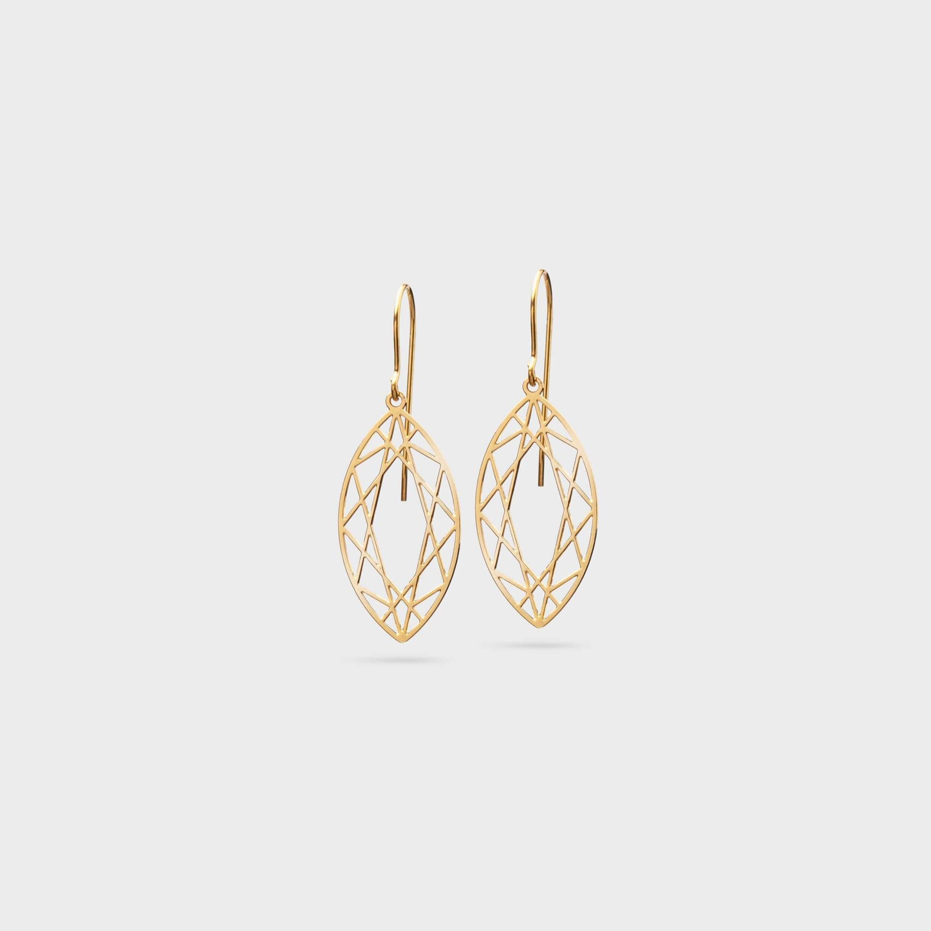 Ovale Goldene Ohrringe | Zarte Vergoldeter Schmuck Designer Geschenk Freundin || Delicate Earrings Gold Ovale Goldene Ohrringe | Zarte Vergoldeter Schmuck Designer Geschenk Freundin || Delicate Earrings Gold von KOSAE