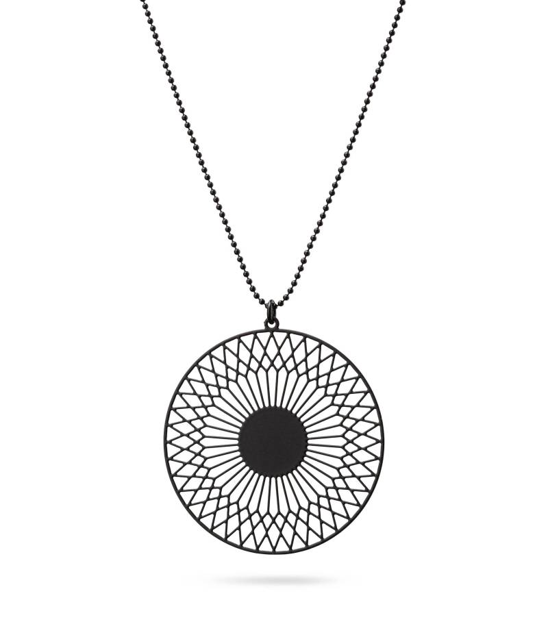 Schwarze Kette | Sonnen Kette| Schwarzer Schmuck Edelstahl Set Designer Schwarze Kette | Sonnen Kette| Schwarzer Schmuck Edelstahl Set Designer von KOSAE