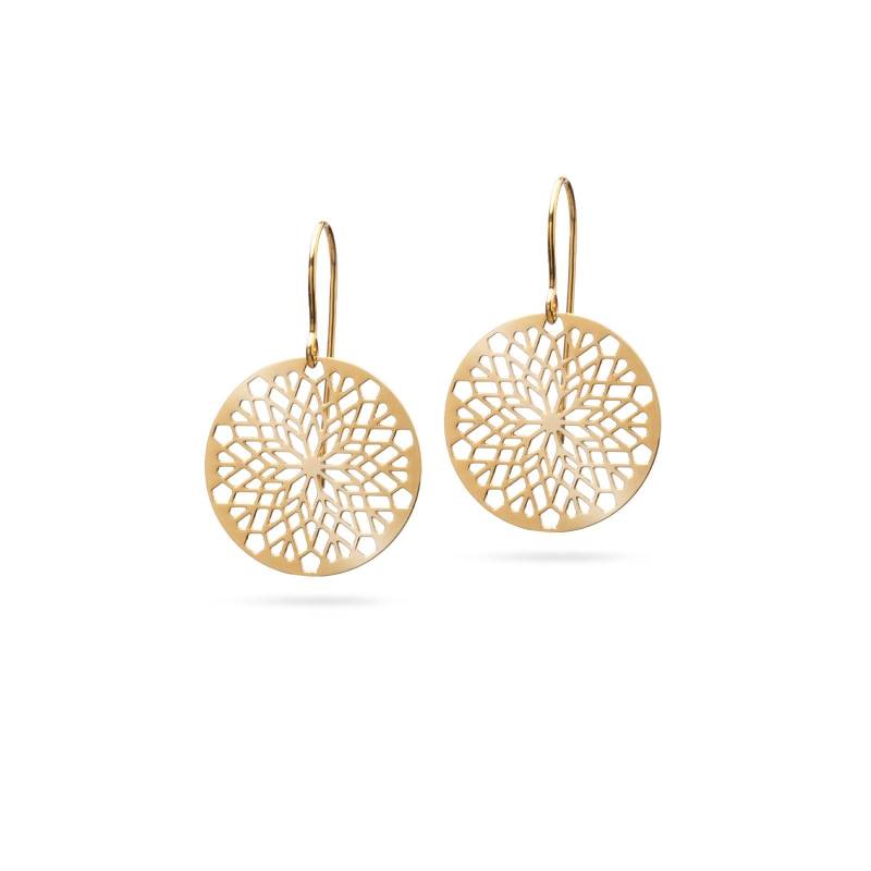 Zarte Mandala Ohrringe | Goldene Runde Leichte Filigrane Zarte Mandala Ohrringe | Goldene Runde Leichte Filigrane von KOSAE