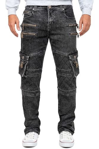 KOSMO LUPO Herren Jeans KM060-1 Schwarz W30/L32 KOSMO LUPO Herren Jeans KM060-1 Schwarz W30/L32 von KOSMO LUPO