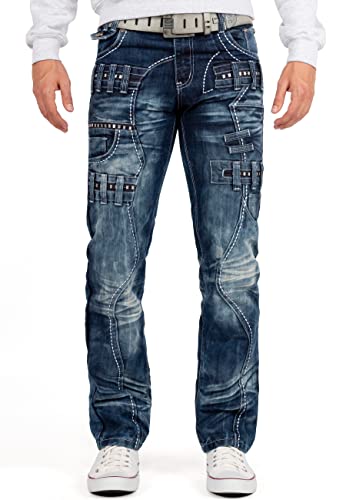 KOSMO LUPO Herren Jeans KM8002-bans W31/L32 von KOSMO LUPO