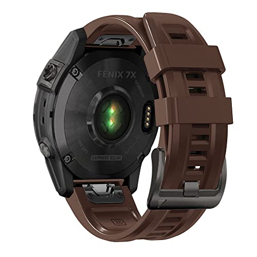 KOSSMA Quickfit-Uhrenarmband für Garmin Fenix 6X 5X 3 3HR Silikon-Armbänder für Fenix 6 5 Fenix 7X 7 5 Plus 935 945 Watch 22 x 26 mm, 22 mm, Achat von KOSSMA