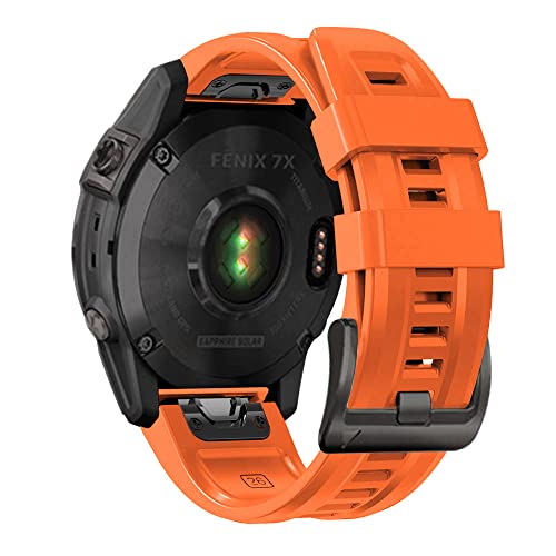 KOSSMA Quickfit-Uhrenarmband für Garmin Fenix 6X 5X 3 3HR Silikon-Armbänder für Fenix 6 5 Fenix 7X 7 5 Plus 935 945 Watch 22 x 26 mm, 22mm For S60 S62, Achat von KOSSMA